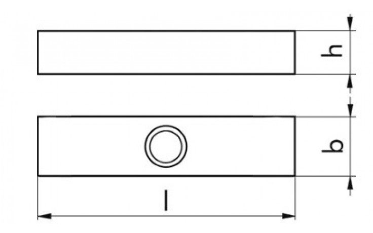 Passfeder DIN 6885A - C45+C - blank - 6 X 6 X 40 kaufen