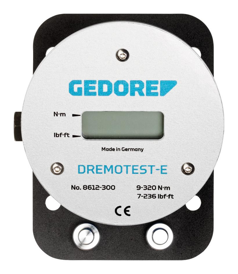 GEDORE Elektronisches Prüfgerät DREMOTEST E 9-320 Nm -8612-300- Nr.:1856111