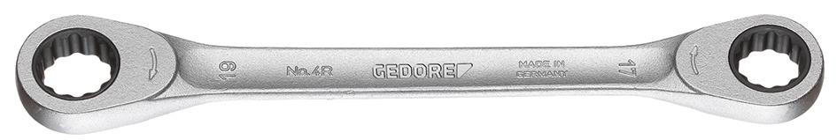 GEDORE Doppel-Ringratschenschlüssel 18 x 19 mm -4 R 18 x 19- Nr.:2306832