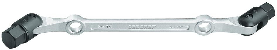 GEDORE Doppel-Gelenkschlüssel Innen-6-kant 12 x 14 mm -IN 34 12 x 14- Nr.:6302680
