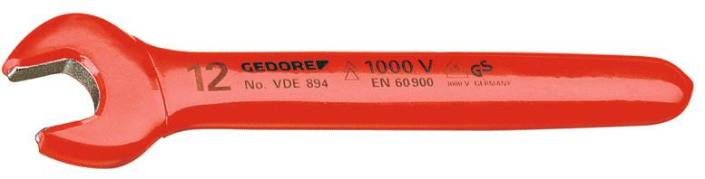 GEDORE VDE-Einmaulschlüssel 12 mm -VDE 894 12- Nr.:6572390