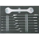 RECA modul 1/2 viličasti ključevi (6 - 32 mm), 14-dijelni