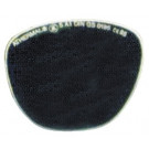 Zamjensko staklo za zaštitne naočale, ovalno prozirno staklo