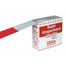Traka za označavanje, crveno-bijela, širina: 80 mm, dužina: 500 m