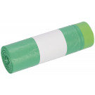 Vreća za smeće s vezicom od 60 litara, zelena, 18 μm, 640 x 710 mm, rola = 20 komada