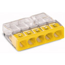 WAGO utična stezaljka za razvodne kutije žuta 2273-205 5X0,5-2,5MM2