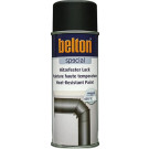 BELTON lak u spreju, otporan na toplotu do 650 °C, crni mat, 400 ml